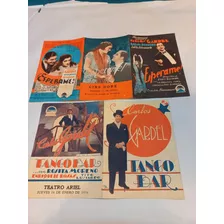 2 Programas Cine De Carlos Gardel Originales De Época 