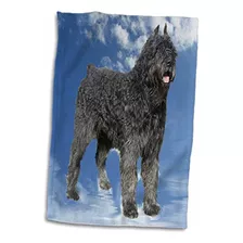 Toalla 3d Rose Bouvier Des Flanders, 15 X 22