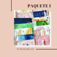 Beauty Box 10 Mascarillas Faciales Hidratantes