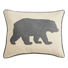 Eddie Bauer Almohada Decorativa De Oso Gris