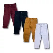 Combo 4 Calça Jeans Infantil Meninos 1 Ao 8 Regulador