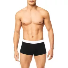 Cueca Boxer Adulto Elastano P M G Gg Várias Cores