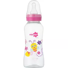 Mamadeira Neopan Panforme 250ml Bico Redondo Conv. Rosa