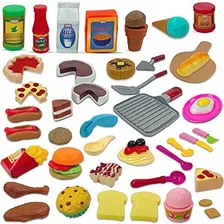 50 Piezas Juego De Surtido De Comida Para Niños