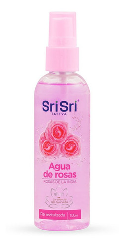 Agua De Rosas Srisri Ayurveda Tonico Facial Vegano 100ml Tipo De Piel Todo Tipo De Piel