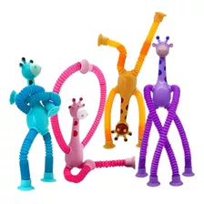 Kit 4 Girafa Pop Tube Fidget Toys Sensorial Anti Stress!!!