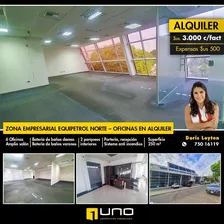 Zona Empresarial Equipetrol Norte Oficinas En Alquiler