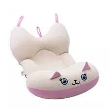 Almofada De Banho Para Bebê Gatinha Ágata - Baby Pil Cor Branca