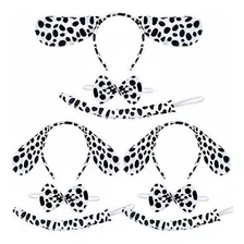 Coopay 9 Pieces Christmas Dalmatian Costume