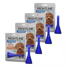 Combo 4 Frontline Topspot Antipulgas E Carrapatos 1 A 10 Kg