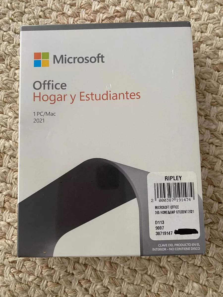 Office 2021 Hogar Y Estudiantes Descarg Perpetuo Microsoft