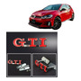 Emblemas Gti Mk2 Moldura Golf A2 Par Adheribles 