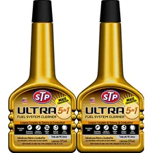 Kit 2 Ultra 5e1 Aditivo Stp Limpeza Completa Injeção 450ml Cor Dourado-escuro