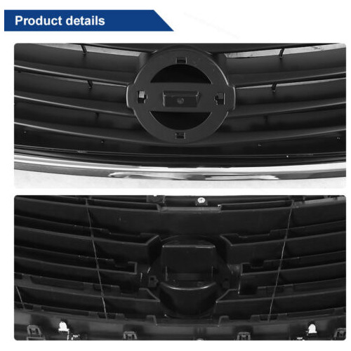 Front Bumper Grill Fits 2012-14 Nissan Versa Sedan Sv Sl Aad Foto 7