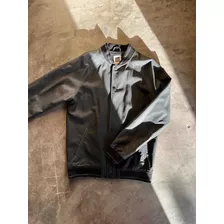 Campera Cuero Americanino Negra