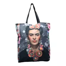 Bolsa Frida Colar Sacola Ecobag Lateral Floral