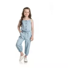 Macacão Jeans Infantil Chambray 