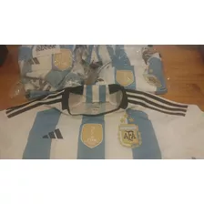 Camiseta De Fútbol Selección Argentina 3 Estrellas Original