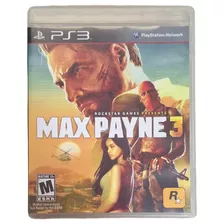 Jogo Ps3 Max Payne 3 - Seminovo