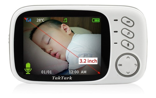 Babá Eletrônica Com Monitor Do Bebê 5 Em 1 Tak Tark