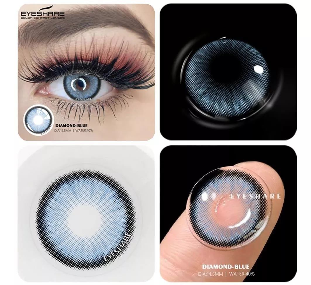 Pupilentes Collection Beauty Eye  + Estuche Variedad Colores