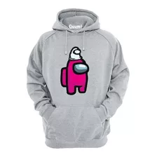 Sudadera Among Us - Mascota Blanca (todas Las Tallas)