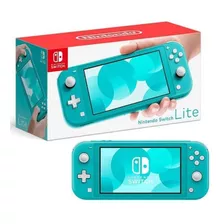 Console Nintendo Switch Lite 32gb Azul Turqueza Novo Lacrado
