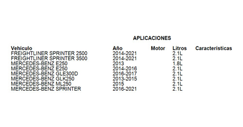 Filtro Aceite Mercedes-benz Sprinter 3500xd 2020-2022 2.1l Foto 3