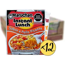 Sopa Instantánea Maruchan Sabor A Pollo Picante Pack X12