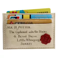Porta Cartões Carteira Harry Potter Carta De Hogwarts