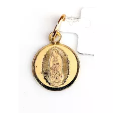 Preciosa Medalla Chica Virgen De Guadalupe Oro 14k 11mm