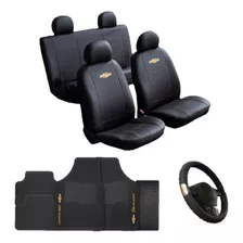  Kit Capa Banco Couro Tapete 5 Pçs Gm Corsa Maxx 2004-2012