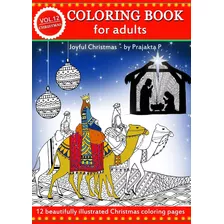Navidad Alegre, Libro Colorear Adultos
