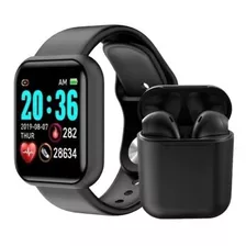 Kit Relogio Inteligente Smartwatch+fone Bluetooth