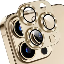 Protector De Camara Para iPhone 13 Pro Max De Metal/dorado 