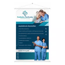 Banner - Enfermagem Assistência Domiciliar - Cuidador 60x90