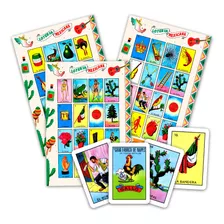 Lotería Mexicana Digital Imprimible 400 Tablas Únicas M3