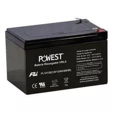 Bateria Powest 12v 12ah Para Alarmas, Ups, Cerco Eléctr