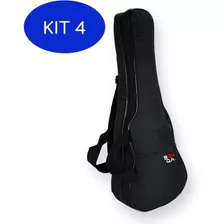 Kit 4 Capa Bag Case Cavaquinho Acolchoada Impermeável Semi