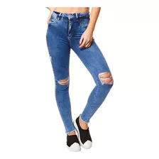 Calça Jeans Feminina 360º Push Up Cintura Alta Sawary 