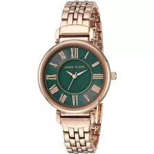 Reloj Mujer Anne Klein Cristal Mineral 30 Mm Ak/2158gnrg