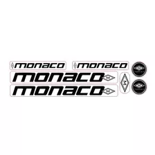 Adesivos Monaco Bike Bmx Cross Transparente