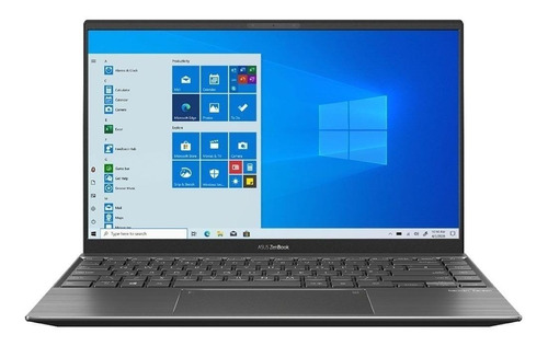Laptop Asus Zenbook Q408ug Light Gray 14 , Amd Ryzen 5 5500u  8gb De Ram 256gb Ssd, Nvidia Geforce Mx450 1920x1080px Windows 10 Home