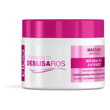 Eico Máscara Tratamento Creme Hidratação Queratina Vegetal Pantenol Nutrição Reparação Antifrizz Deslisa Fios 270g