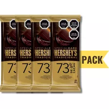 Hershey's Chocolate Dark 73% Cacao - 4 Barras 85 Gr C/u.