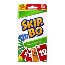 Juego De Mesa Uno-skip Bo Juego De Cartas Mattel Games