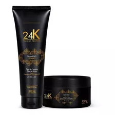 Kit 24k Vegano Shampoo E Máscara Nutritiva Fit