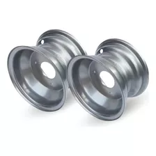 Kit 2x Rodas Aro 06 P/ Pneu 145x70-6 C/ Nf Dsr