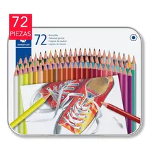 Lapices De Colores Staedtler 72 Caja Metal Profesional