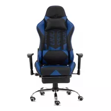 Silla Butaca Gamer Reclinable Apoyapies Lumbares Brazos !